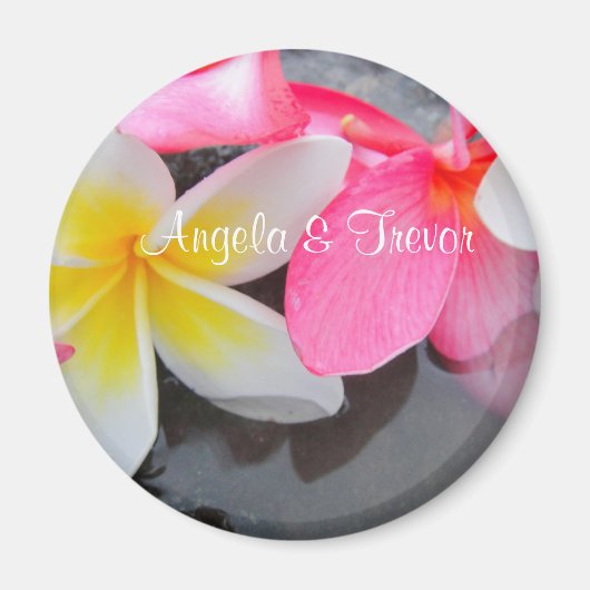 Frangipani-Fieber Magnet (Vorne)