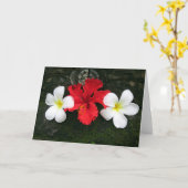 Frangipani Karte (Gelbe Blume)