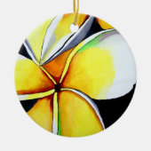 Frangipani Keramikornament (Vorne)
