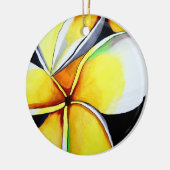 Frangipani Keramikornament (Links)