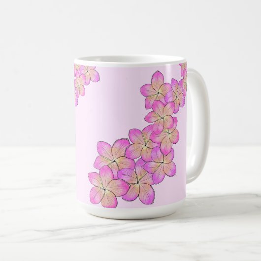 Frangipani Personalisiert Kaffeetasse (VorderseiteRechts)