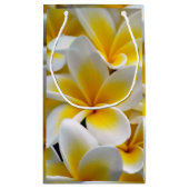 Frangipani Plumeria Blume Foto Kleine Geschenktüte (Rückseite)