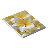 Frangipani Plumeria Blume Foto Notizblock (angewinkelt)