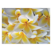 Frangipani Plumeria Blume Hochzeit Tischdecke (Vorderseite (Horizontal))