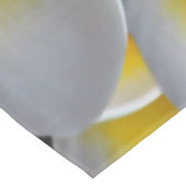 Frangipani Plumeria Blume Hochzeit Tischdecke (Schrägansicht)