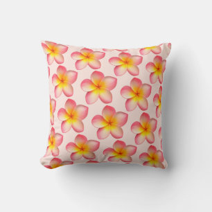 Frangipani Plumeria Blumen Wurf Kissen