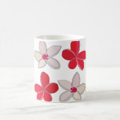 Frangipani Plumeria Farbenfrohe Blume Kaffeetasse (Mittel)