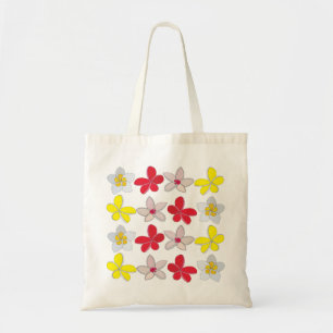 Frangipani Plumeria Farbenfrohe Blume Tragetasche