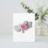 Frangipani-Ruhe Postkarte (Stehend Vorderseite)