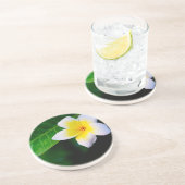 Frangipani Sandstein Untersetzer (Seite)