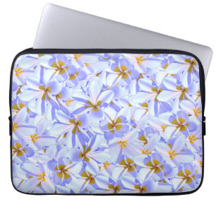 Frangipani-Schneeflocken, Laptop-Sieb Laptopschutzhülle