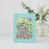 Frangipani Tree Cairns Australien tropisch Postkarte (Stehend Vorderseite)