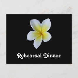 Frangipani Wedding Probe Dinner Einladungen