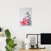 Frangipani Zen Poster (Heimbüro)