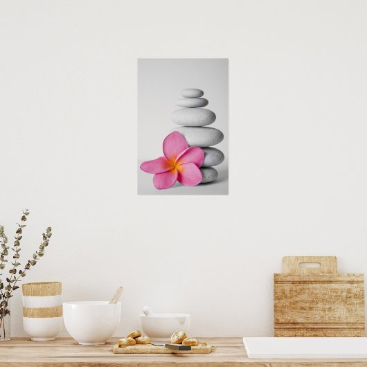 Frangipani Zen Poster (Küche)