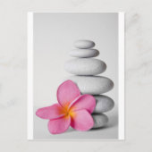 Frangipani Zen Postkarte (Vorderseite)