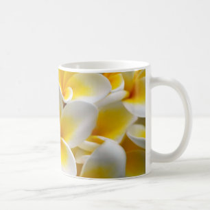 Frangipaniplumeria-Blumen-Foto Kaffeetasse