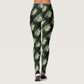 Frangipanis mit Schmetterling, Leggings (Rückseite)