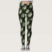 Frangipanis mit Schmetterling, Leggings (Vorderseite)