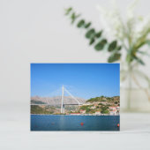Franjo Tudjman Bridge in Dubrovnik Postkarte (Stehend Vorderseite)