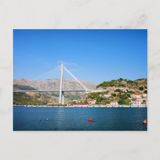 Franjo Tudjman Bridge in Dubrovnik Postkarte (Vorderseite)