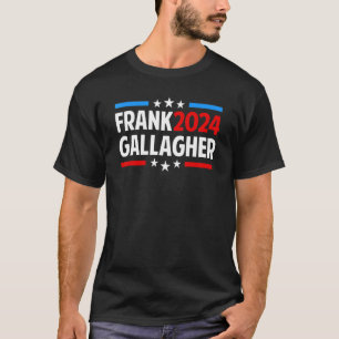 Frank 2024 Gallagher Vintage Politisch Fan Männer T-Shirt