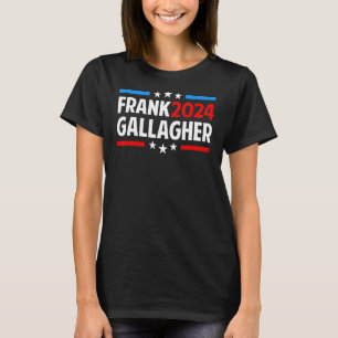Frank 2024 Gallagher Vintage Politisch Fan Männer T-Shirt