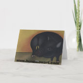 Frank-alias Sir Francis Bacon durch Robyn Feeley Karte (Rückseite)