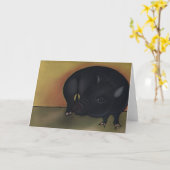 Frank-alias Sir Francis Bacon durch Robyn Feeley Karte (Gelbe Blume)