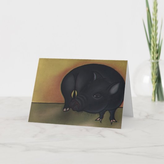 Frank-alias Sir Francis Bacon durch Robyn Feeley Karte (Vorderseite)