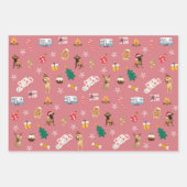 Frank & Baxter Weihnachtswrapping Paper - gemischt Geschenkpapier Set (Vorderseite 2)