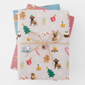Frank & Baxter Weihnachtswrapping Paper - Mixed 2 Geschenkpapier Set (Beispiel)