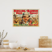 Frank Buck bringen "Em Back Alive Circus Poster (Küche)