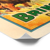 Frank Buck bringen "Em Back Alive Circus Poster (Ecke)