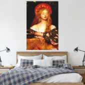 FRANK CADOGAN COWPER | VANITY 1907 Pre-Raphaelites Leinwanddruck (Insitu (Schlafzimmer))