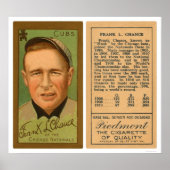 Frank Chance Cubs Baseball 1911 Poster (Vorne)