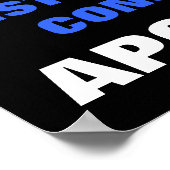 Frank Chu Sign Poster (Ecke)