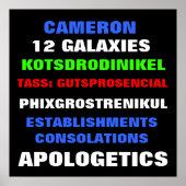 Frank Chu Sign Poster (Vorne)