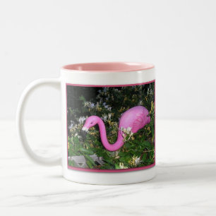 Frank der Flamingo-Tasse Zweifarbige Tasse
