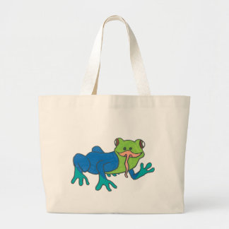 Frank der Frosch-Tote Jumbo Stoffbeutel