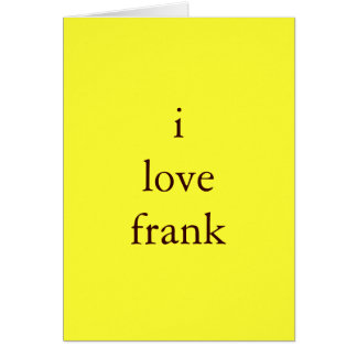Frank der Liebe I
