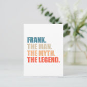 Frank Der Mann Der Mythos Die Legende Postkarte (Stehend Vorderseite)