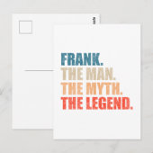 Frank Der Mann Der Mythos Die Legende Postkarte (Vorne/Hinten)