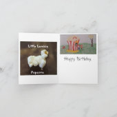 Frank Der Popcorn 🍿 mit großer Nase Dankeskarte (Innenseite)