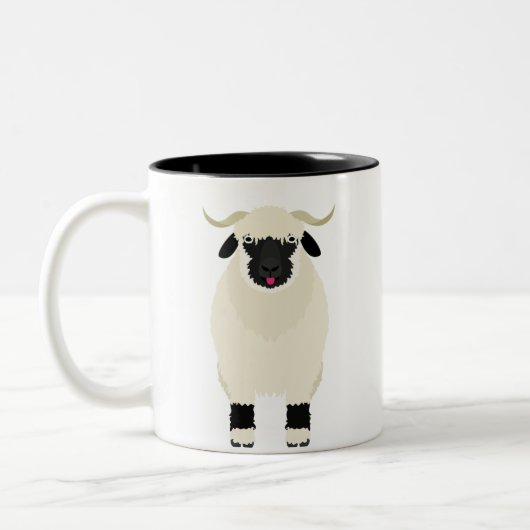 Frank der Walliser Schwarzen Nase Tasse Schafe Kaf (Links)