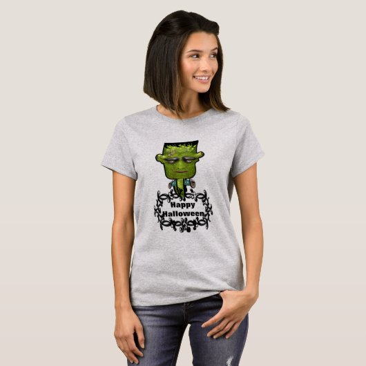 Frank Fright Halloween Night T-Shirt (Vorne ganz)