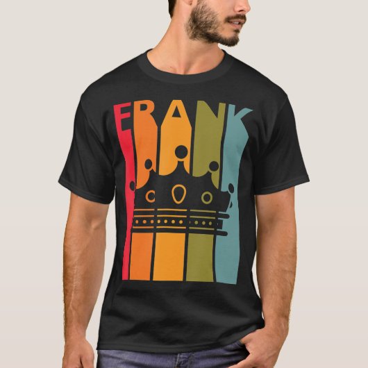 Frank Geschenkidee für Jungs Männer Nachname T-Shirt (Vorderseite)