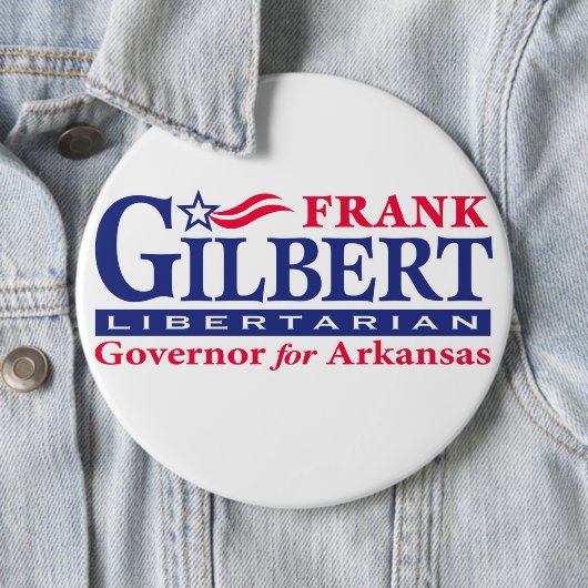 Frank Gilbert für Gouverneur Button (Beispiel)