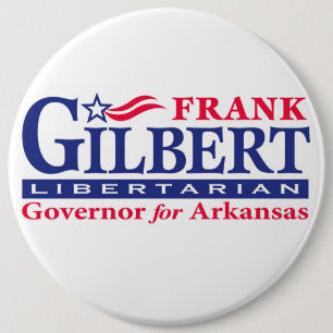 Frank Gilbert für Gouverneur Button
