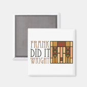 Frank hat es geschah magnet (Vorderseite/Rückseite)